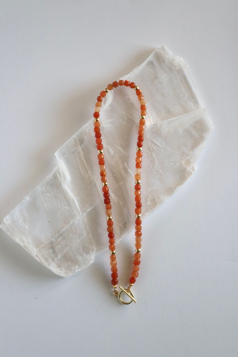 Solara - Orange Aventurine Necklace